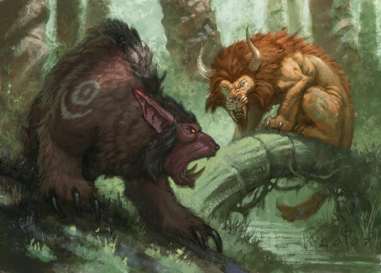 Druid shifting between cat, bear and caster forms in Turtle WoW