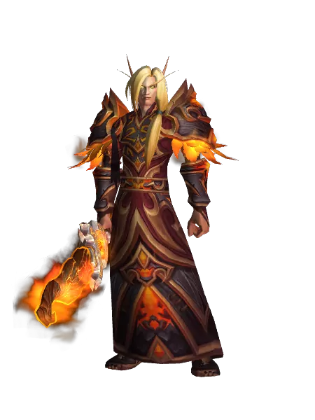 Fire Mage unleashing explosive flames in Turtle WoW