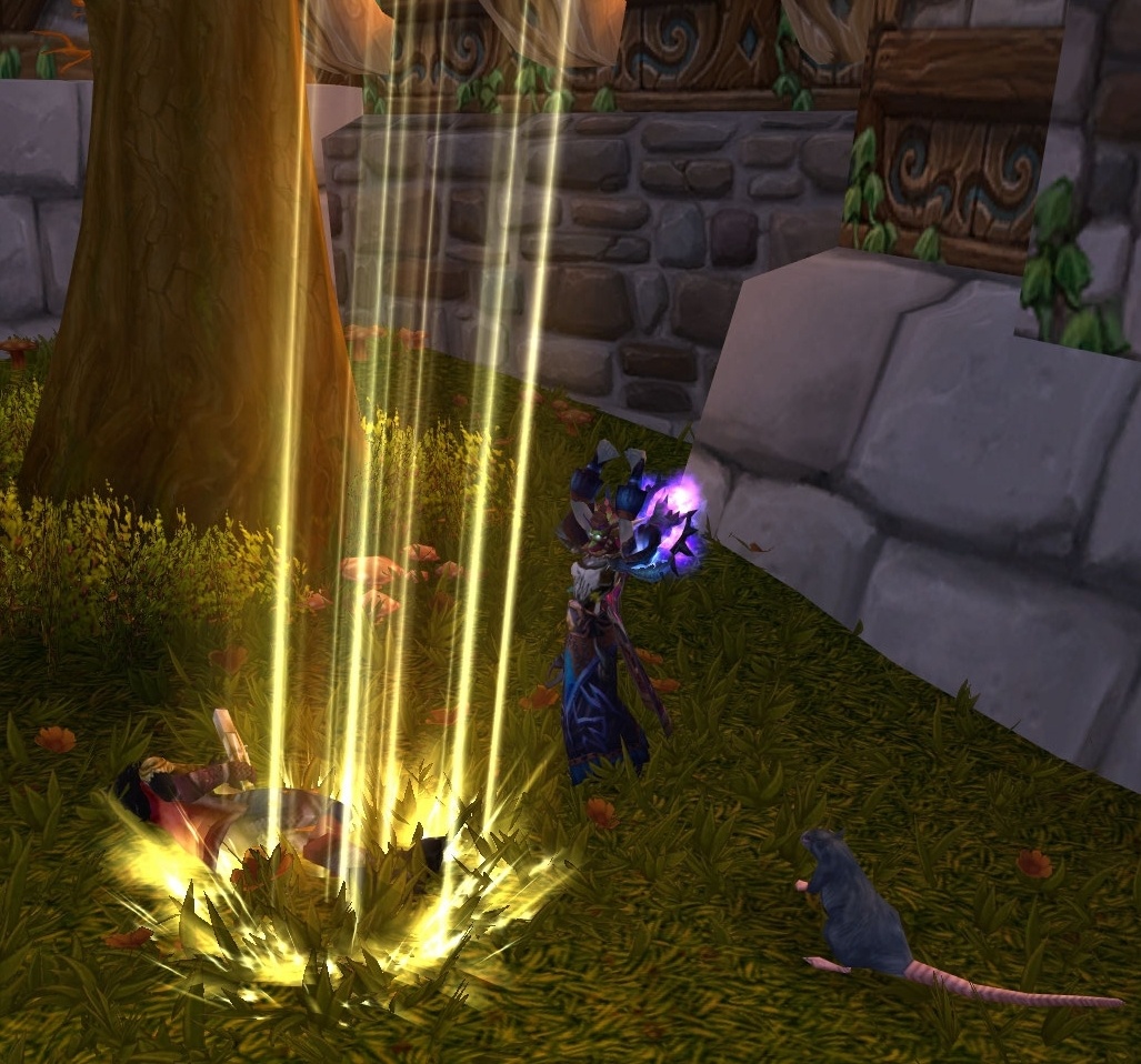 Priest using racials and class abilities in Turtle WoW