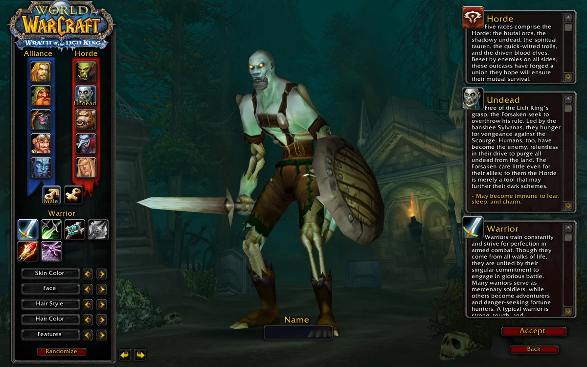 Undead character artwork