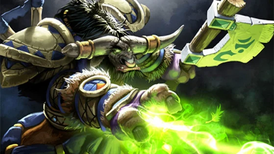 Elemental Shaman casting lightning and fire magic