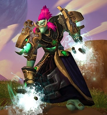 Restoration Shaman channeling healing magic