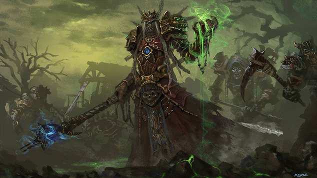 Affliction Warlock applying curses and draining life in Turtle WoW