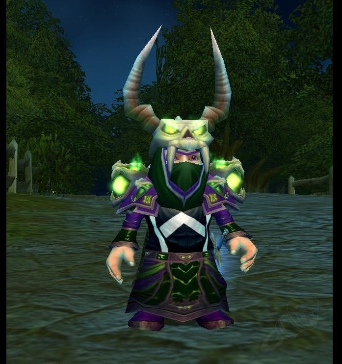 Warlock questing with a Voidwalker through outdoor zones in Turtle WoW